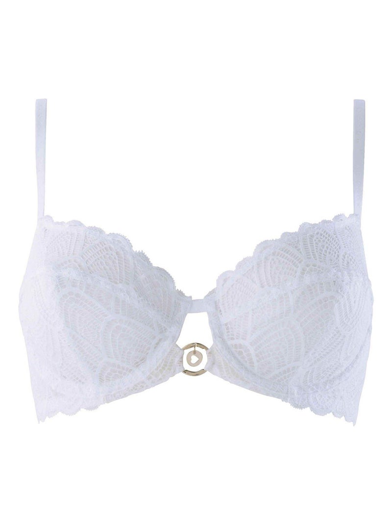 Soutien-gorge armature JUSTINE DENTELLE - Morgan Lingerie Blanc - Kiabi