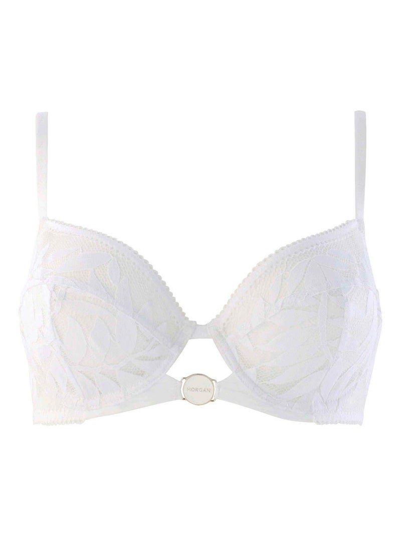 Soutien-gorge armature LINA - Morgan Lingerie Blanc - Kiabi