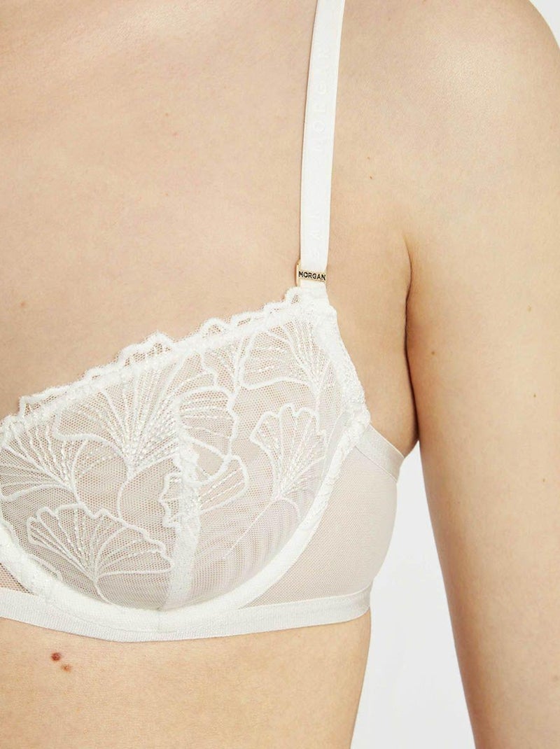 Soutien-gorge armature MAUD - Morgan Lingerie Blanc - Kiabi