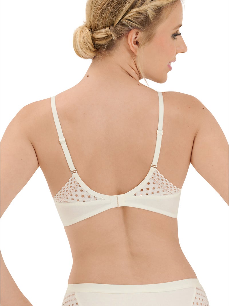 Soutien-gorge armaturé Maxine Ecru - Kiabi