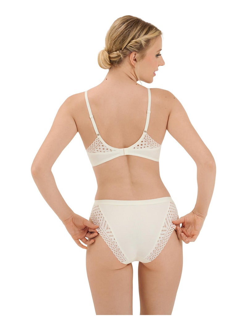 Soutien-gorge armaturé Maxine Ecru - Kiabi