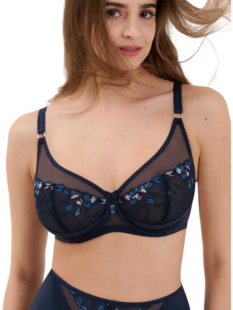 Soutien-gorge armaturé Adriana Selmark noir - Réservoir Mode Lingerie