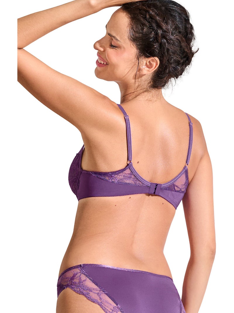 Soutien-gorge armaturé PATRICIA Violet - Kiabi