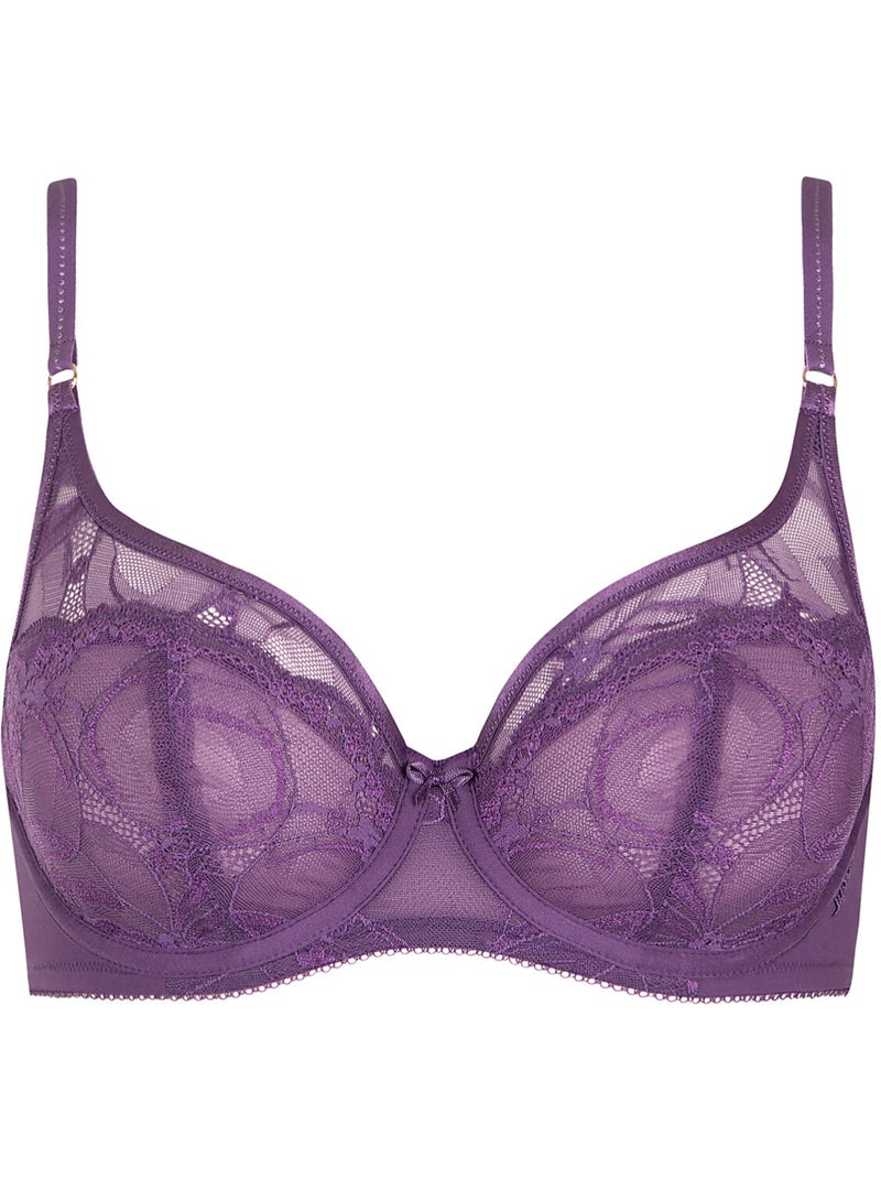 Soutien-gorge armaturé PATRICIA Violet - Kiabi