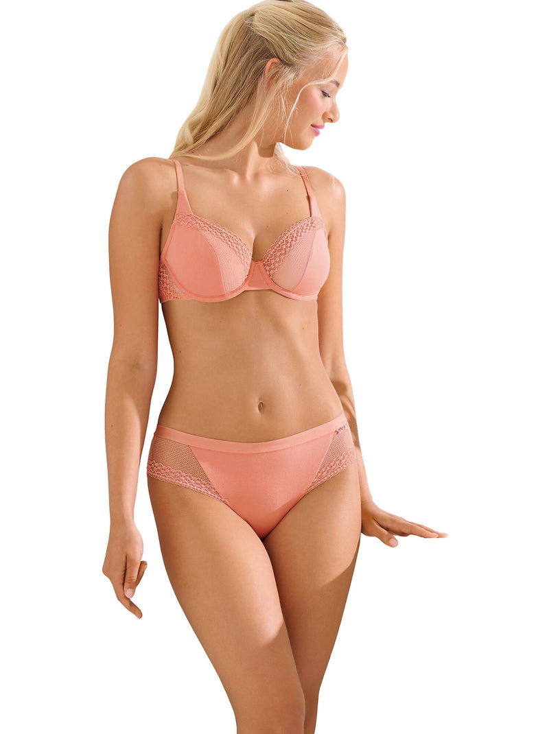 Soutien-gorge armaturé POMPEYA Rose - Kiabi