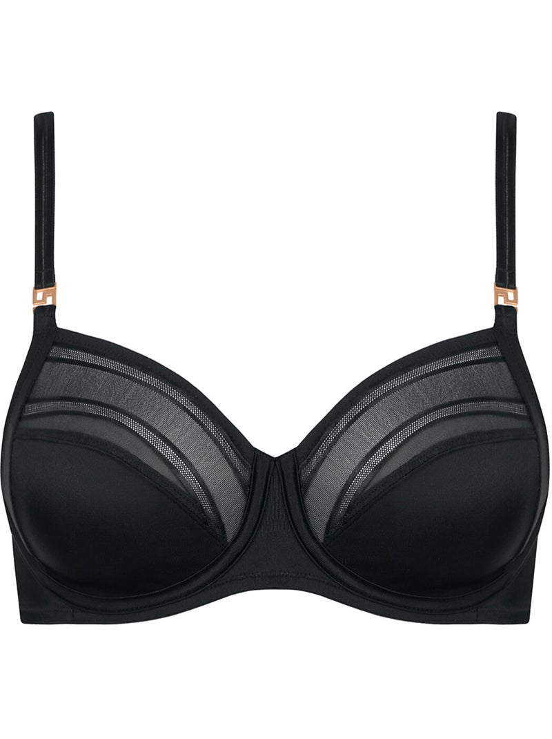 Soutien-gorge armaturé PRINCESS Noir - Kiabi