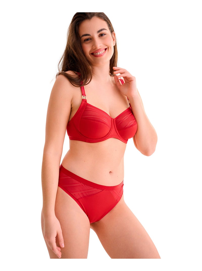 Soutien-gorge armaturé PRINCESS Rouge - Kiabi