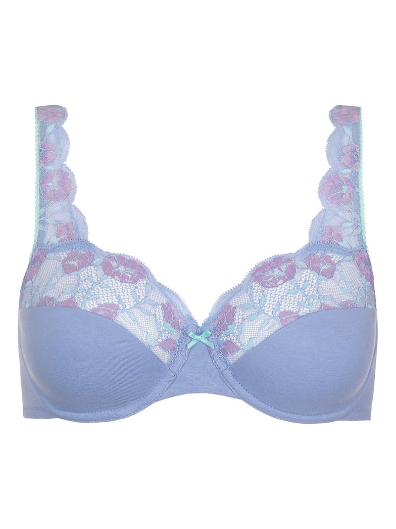 Soutien-gorge armaturé RAINBOW Bleu - Kiabi