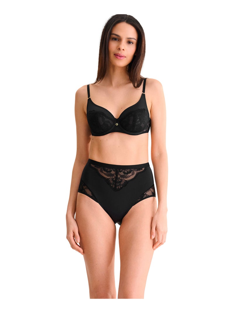 Soutien-gorge armaturé ROBIN Noir - Kiabi