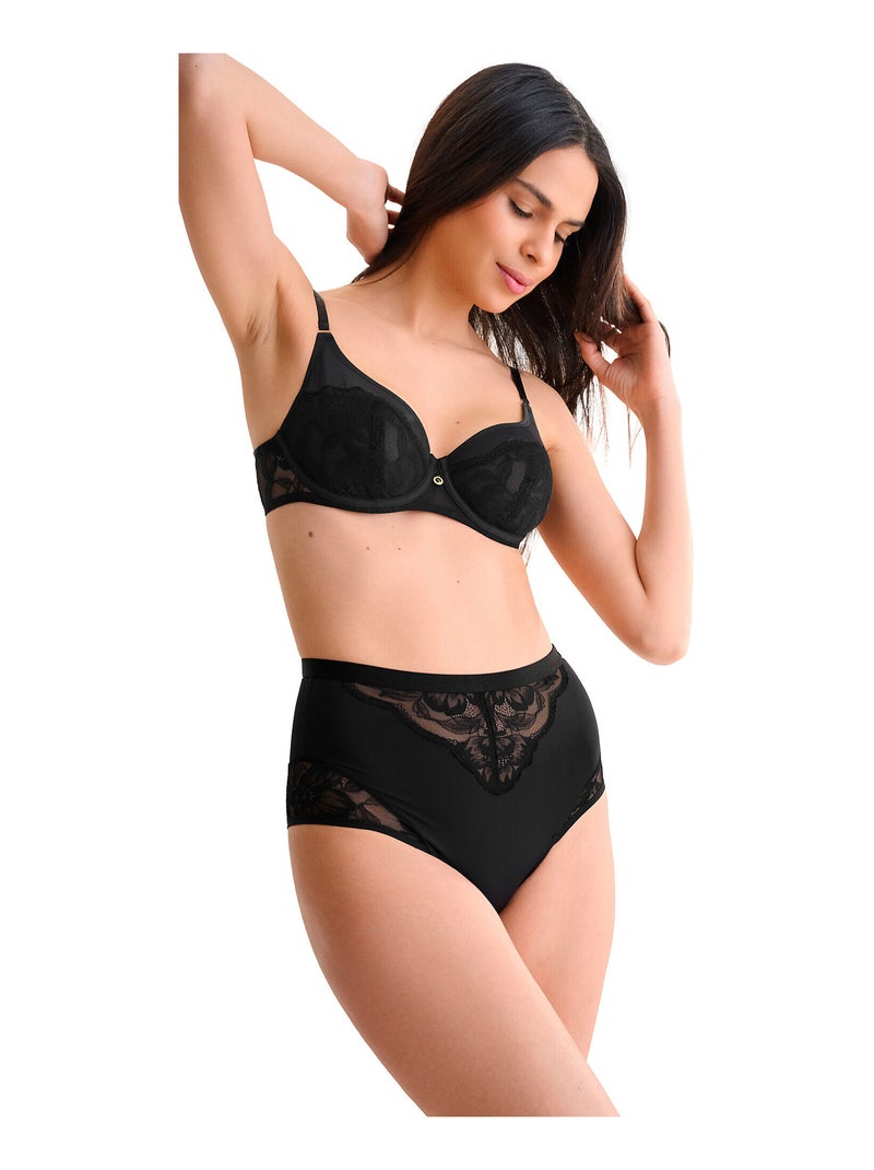Soutien-gorge armaturé ROBIN Noir - Kiabi
