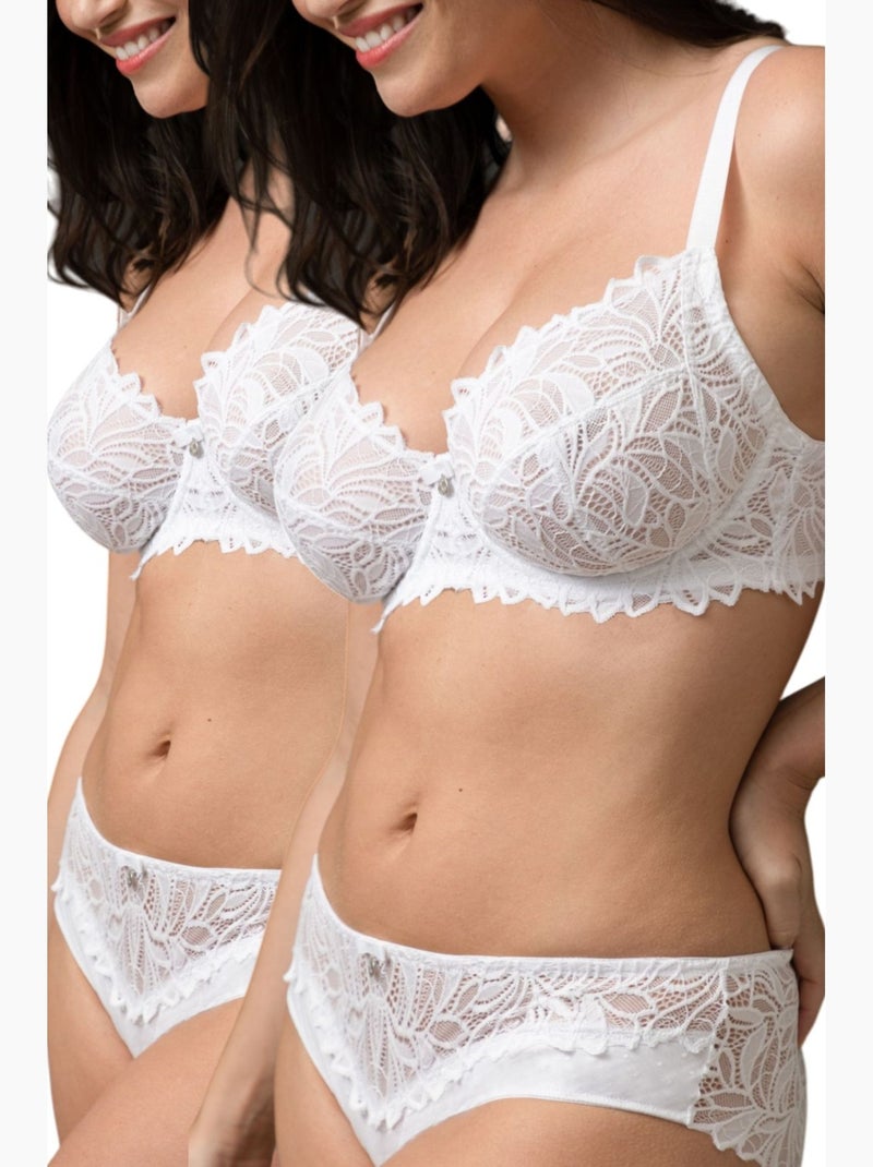 Soutien-gorge Armature Rosana Lot De 2 | Gerard Pasquier Blanc - Kiabi
