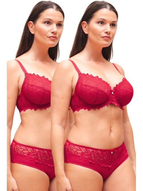 Soutien-gorge Armature Rosana Lot De 2 | Gerard Pasquier - Kiabi