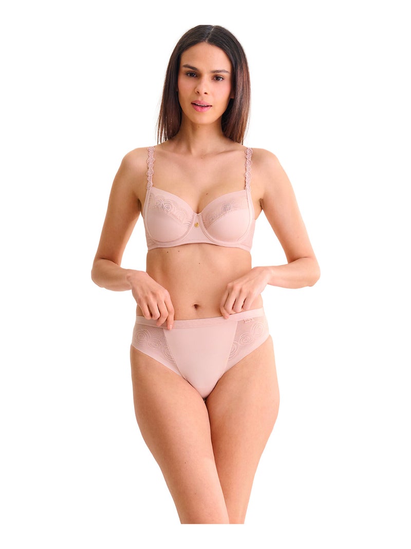 Soutien-gorge armaturé RUBY Beige - Kiabi