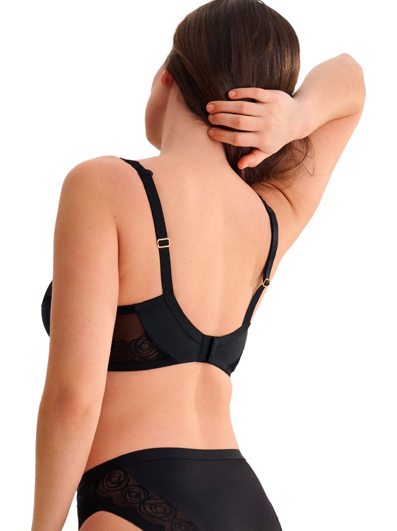 Soutien-gorge armaturé RUBY Noir - Kiabi