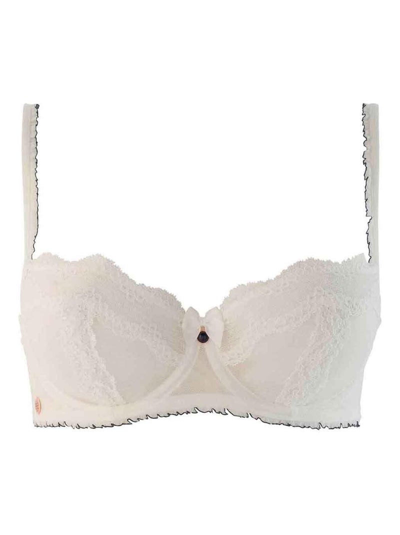 Soutien-gorge armature STAR - Brigitte Bardot Lingerie Blanc - Kiabi