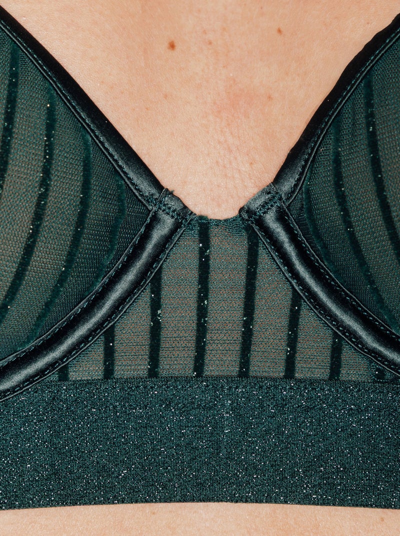 Soutien-gorge armature triangle Fugue - RougeGorge Lingerie Vert - Kiabi