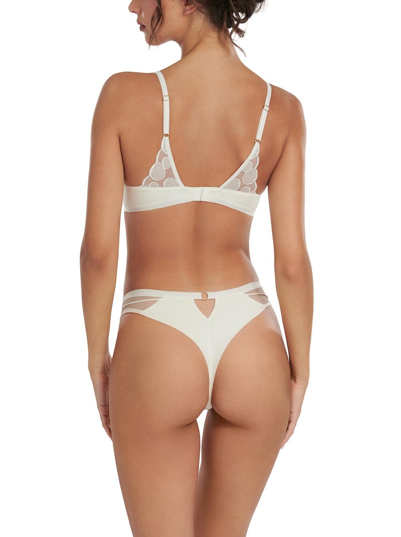 Soutien-gorge armaturé Venus Mariage Ecru - Kiabi