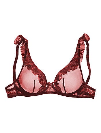 Soutien-gorge armaturé voile Sexy