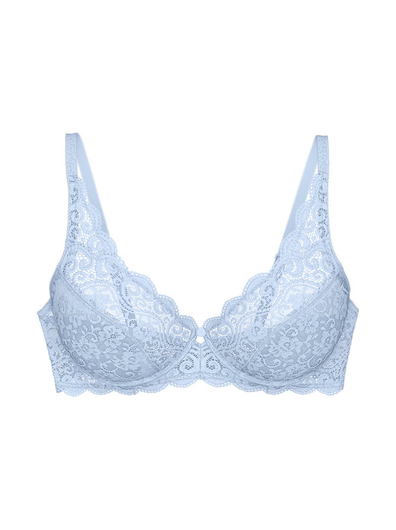 Soutien-gorge armaturé W AMOURETTE Bleu ciel - Kiabi