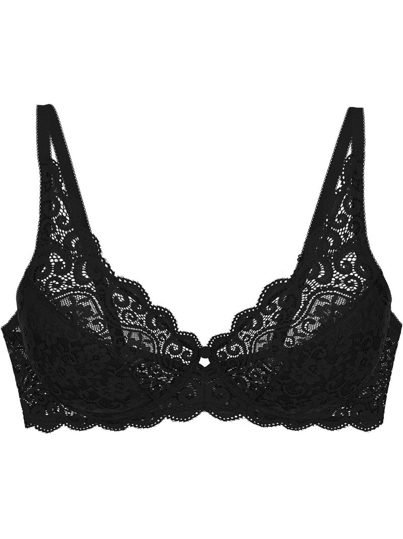 Soutien-gorge armaturé W AMOURETTE Noir - Kiabi
