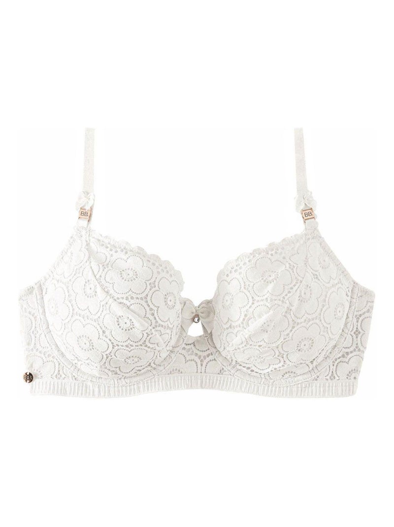 Soutien-gorge armatures AFFINITE - Brigitte Bardot Lingerie Blanc - Kiabi