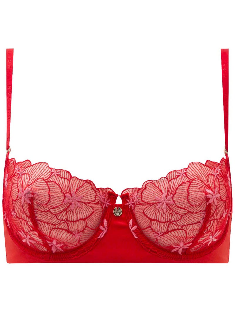 Soutien-gorge armatures AMANDINE - Morgan Lingerie Rouge - Kiabi