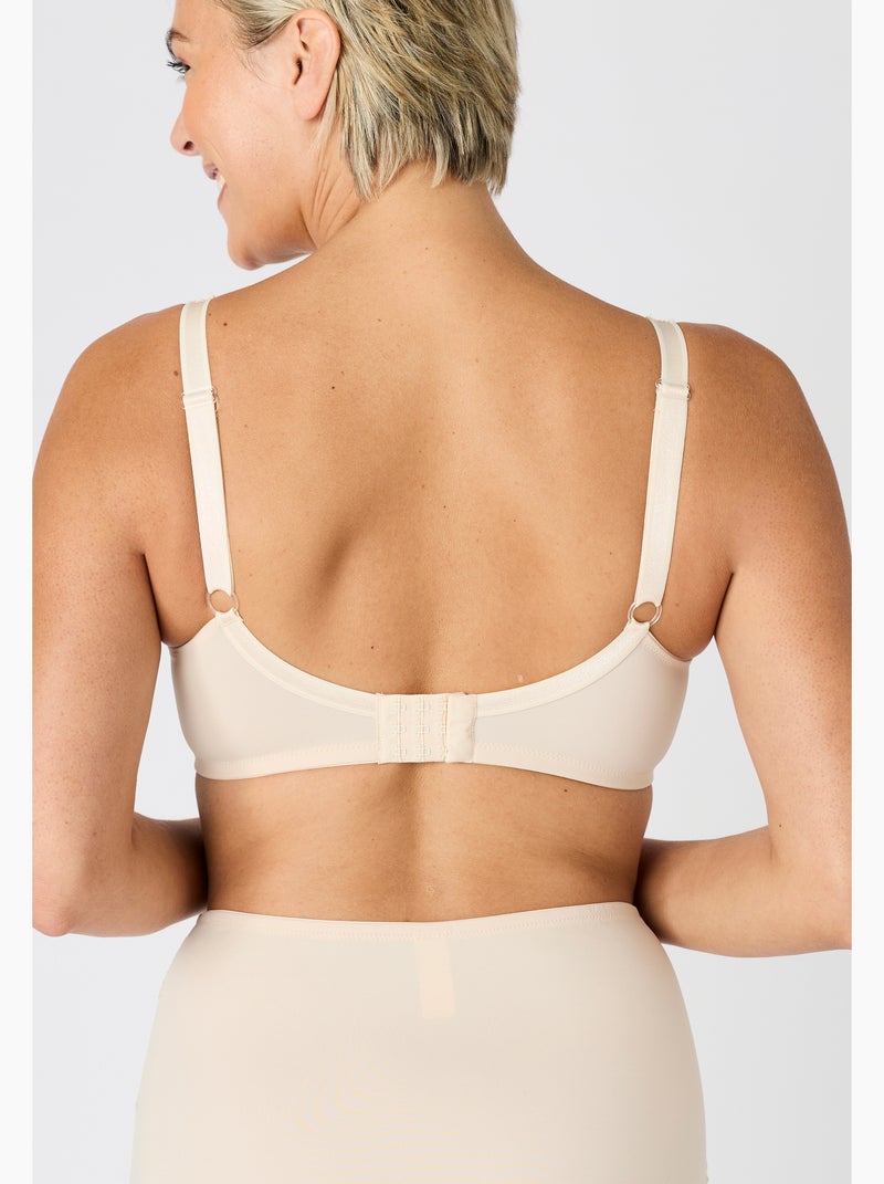 Soutien-gorge armatures brodé BELLA de Damart - Damart Marron - Kiabi