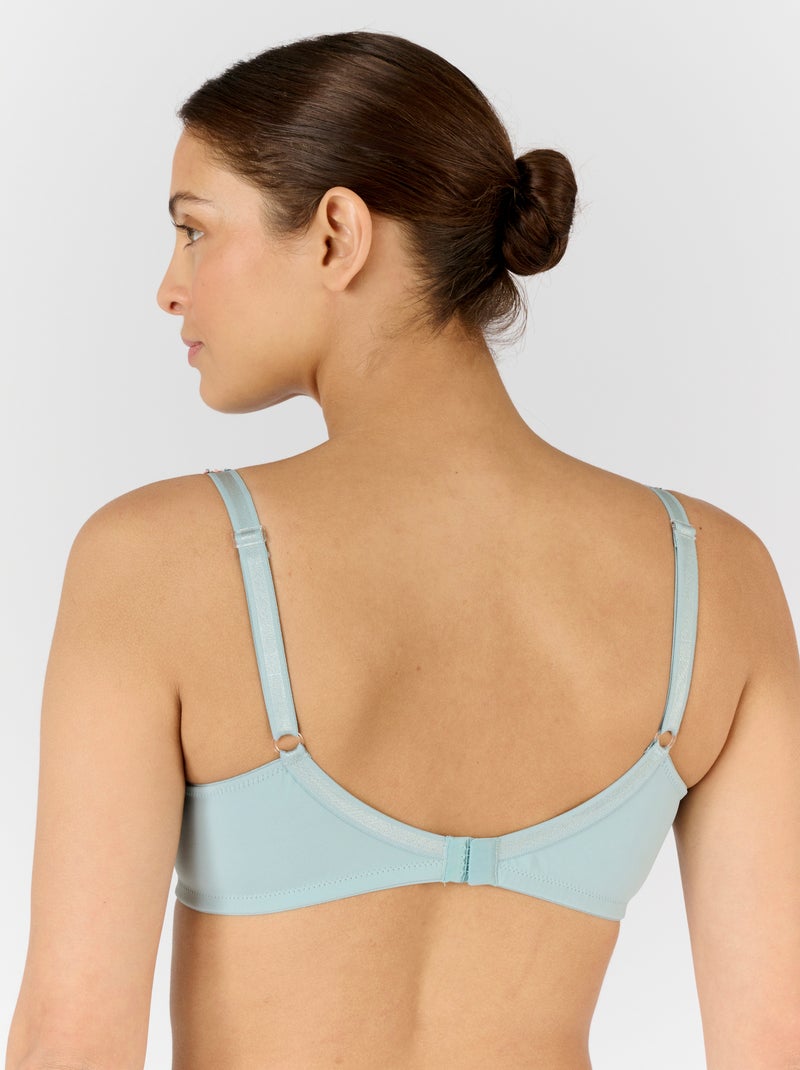Soutien-gorge armatures brodé BELLA de Damart - Damart Vert - Kiabi