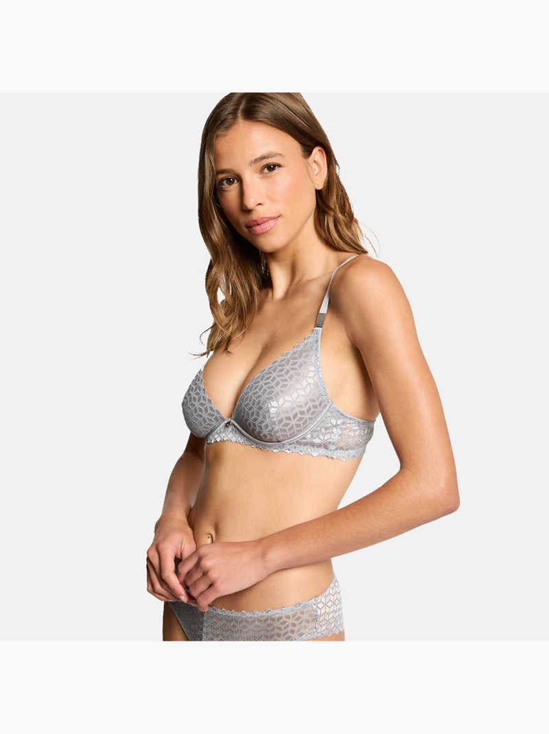 Soutien-gorge armatures CAROLINA - Morgan Lingerie Gris - Kiabi