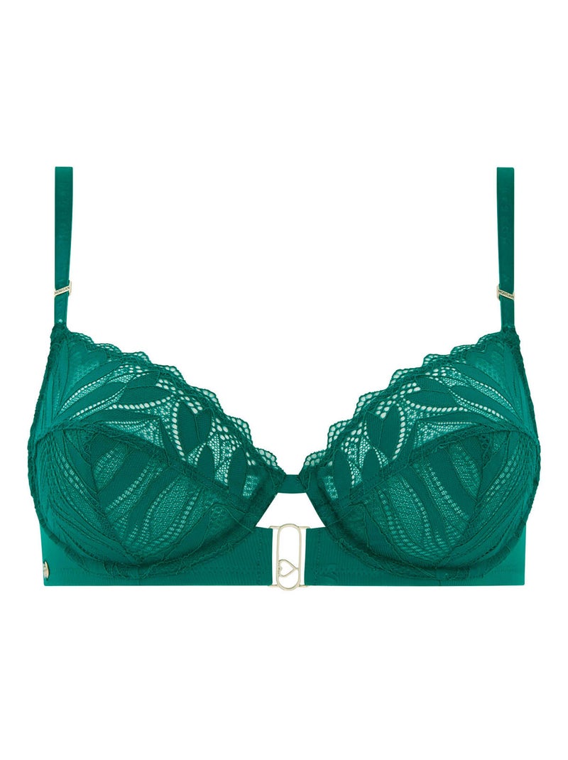 Soutien-gorge armatures CLAUDIA - Morgan Lingerie Vert - Kiabi