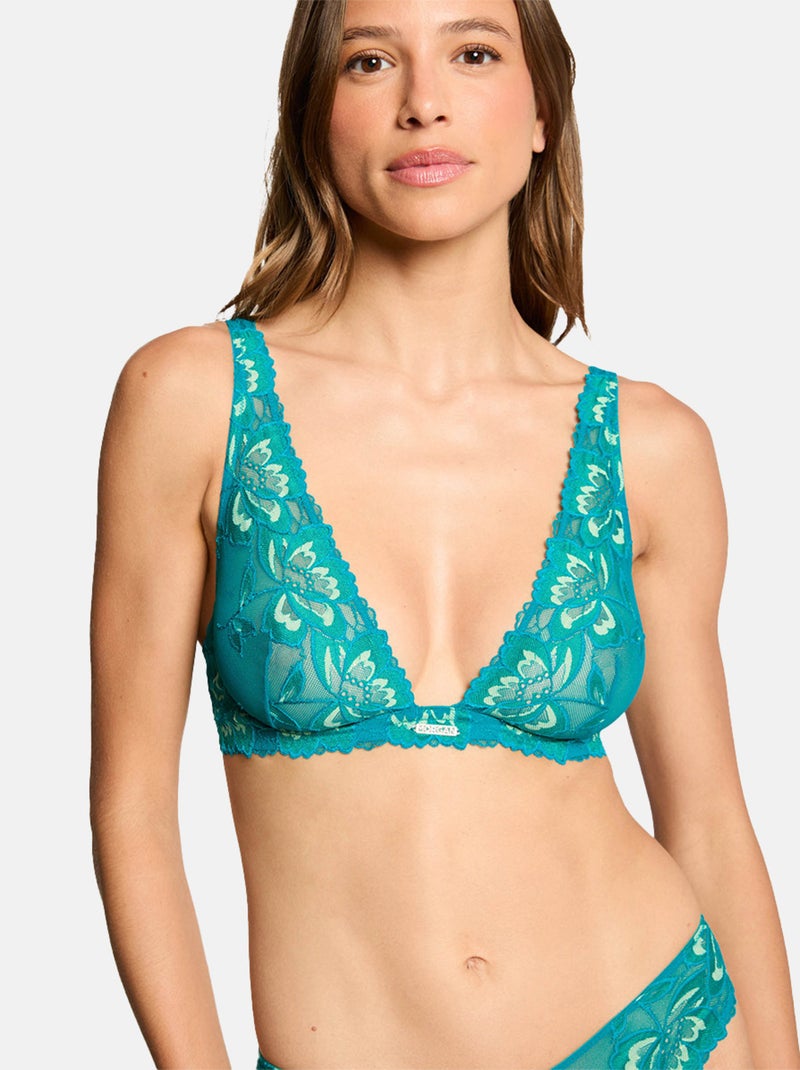 Soutien-gorge armatures ELISA - Morgan Lingerie Bleu - Kiabi