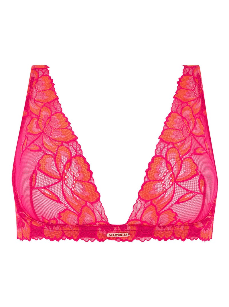 Soutien-gorge armatures ELISA - Morgan Lingerie Rose - Kiabi