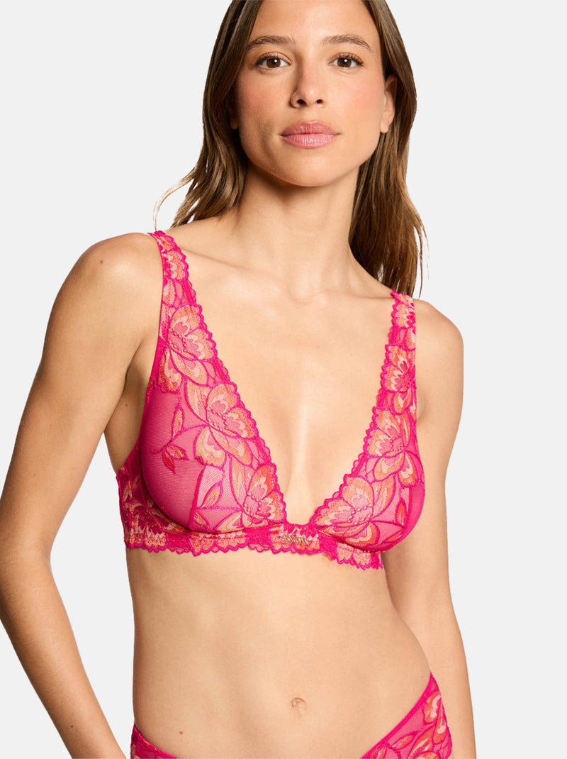 Soutien-gorge armatures ELISA - Morgan Lingerie Rose - Kiabi