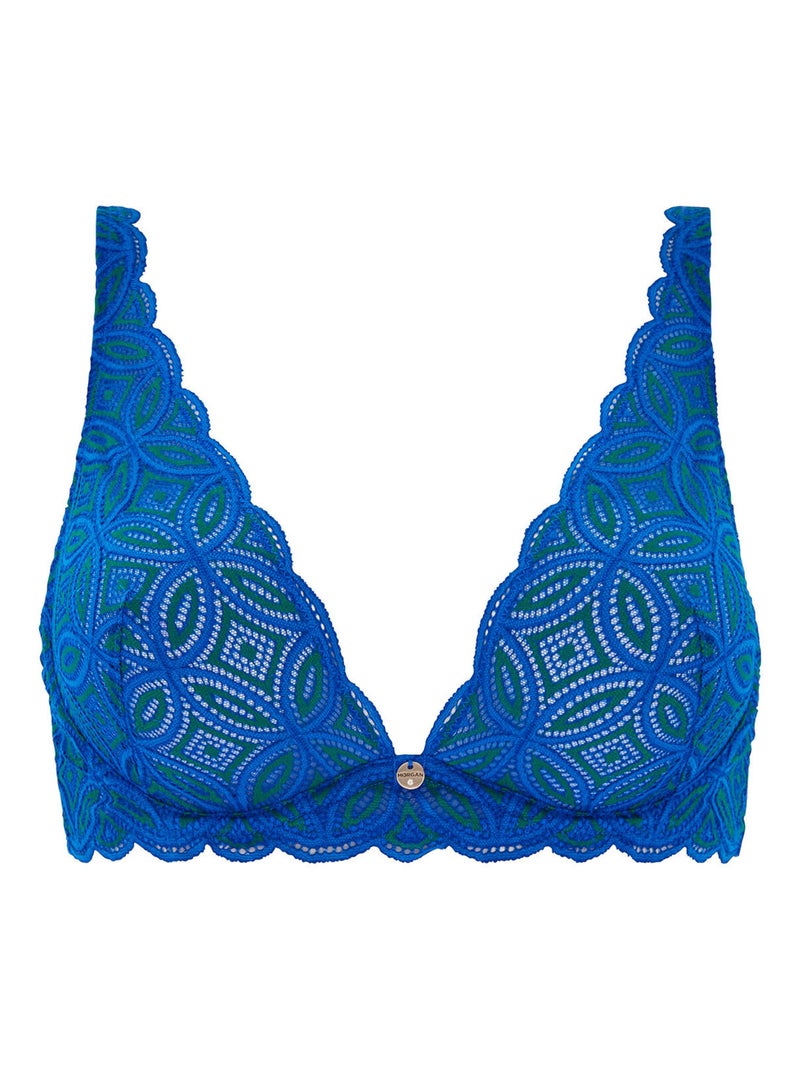 Soutien-gorge armatures EMMA - Morgan Lingerie Bleu - Kiabi