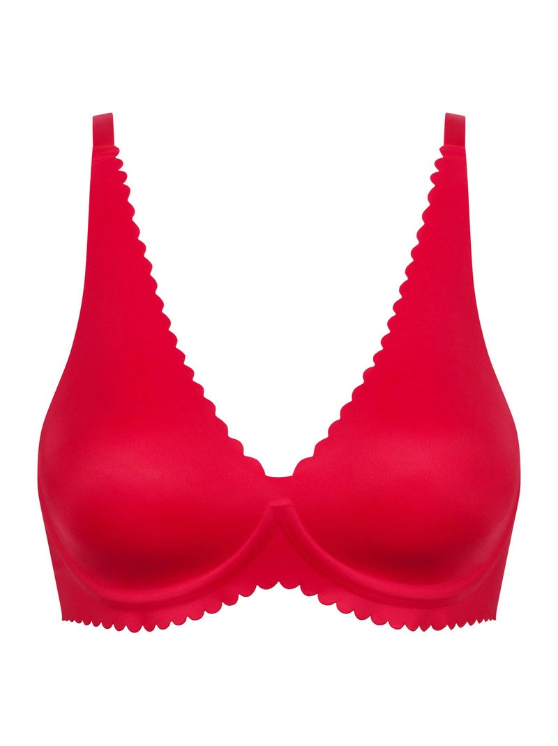 Soutien-Gorge Armatures fines Body Touch Rouge - Kiabi