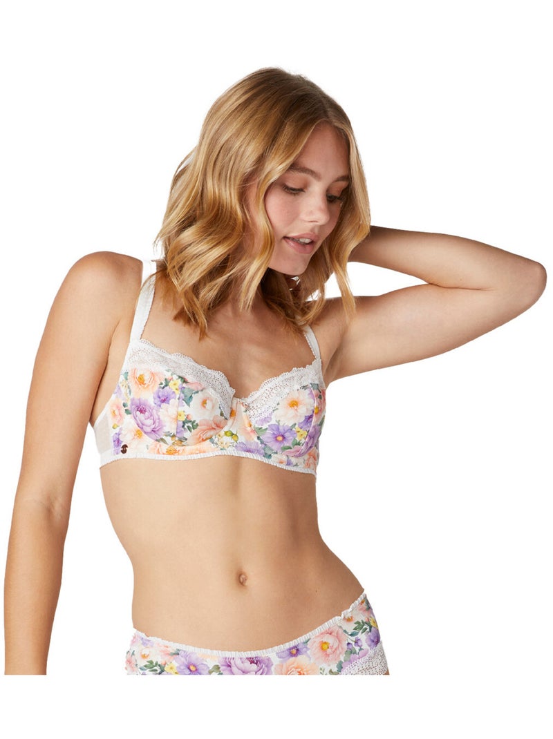Soutien-gorge armatures FORRO - Brigitte Bardot Lingerie Blanc - Kiabi