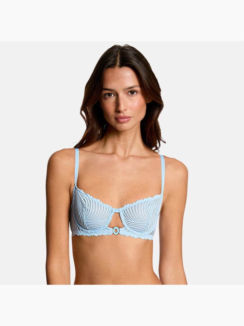 Soutien-gorge armatures GARANCE - Morgan Lingerie Bleu - Kiabi