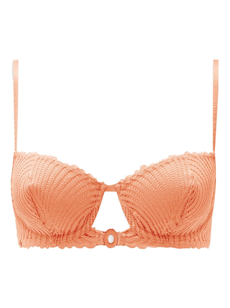 Soutien-gorge armatures GARANCE - Morgan Lingerie Orange - Kiabi