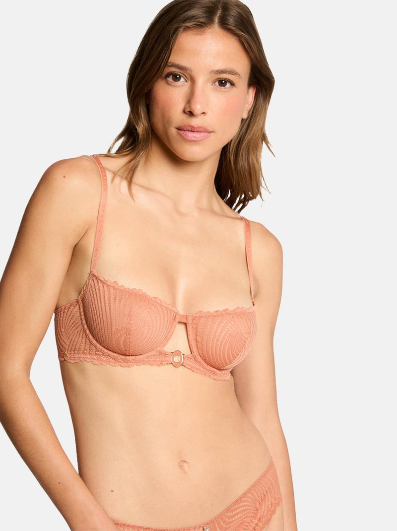 Soutien-gorge armatures GARANCE - Morgan Lingerie Orange - Kiabi