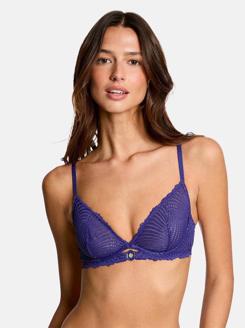 Soutien-gorge armatures GLORY - Morgan Lingerie Bleu - Kiabi