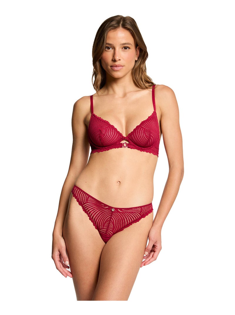 Soutien-gorge armatures GLORY - Morgan Lingerie Violet - Kiabi