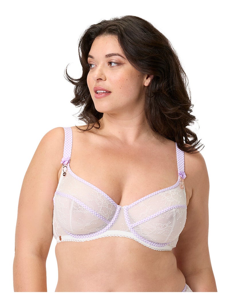Soutien-gorge armatures grand maintien BOOGIE - Brigitte Bardot Lingerie Blanc - Kiabi