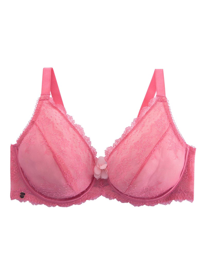 Soutien-gorge armatures grand maintien ETOILE - Brigitte Bardot Lingerie Rose - Kiabi