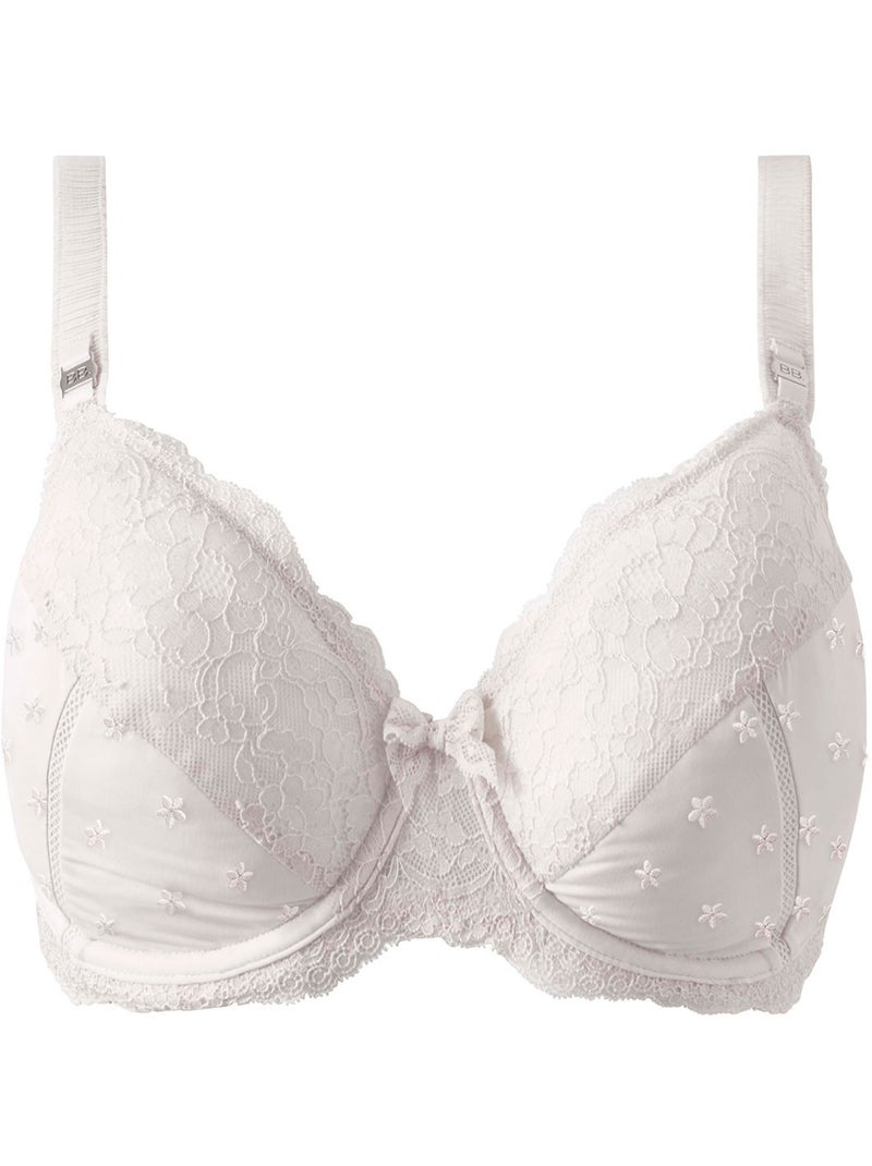 Soutien-gorge armatures grand maintien LOUANGE - Brigitte Bardot Lingerie Blanc - Kiabi