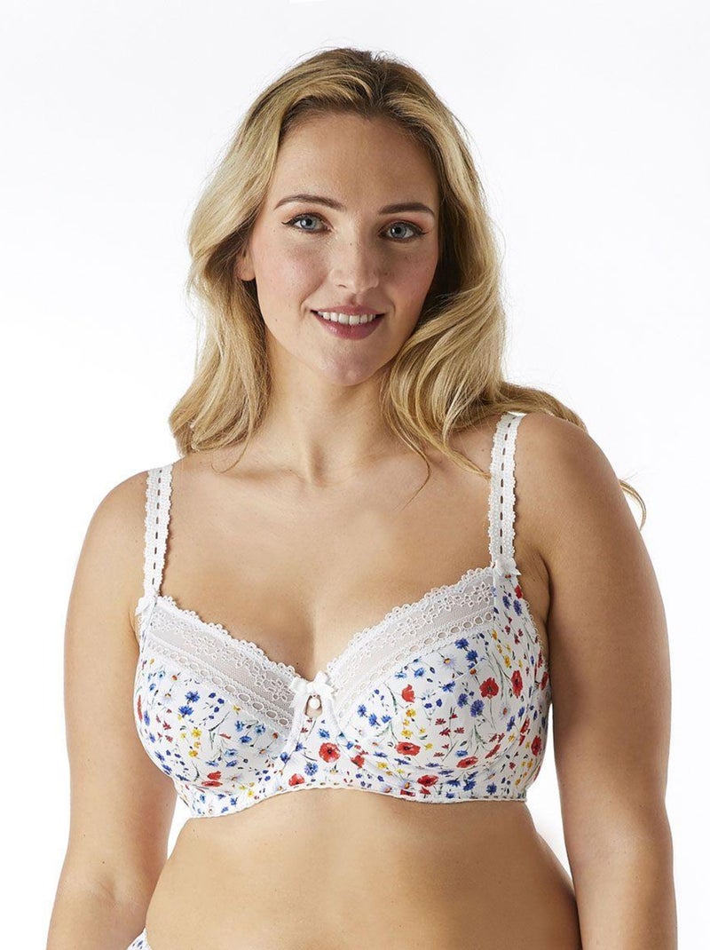 Soutien-gorge armatures LIBERTE - Brigitte Bardot Lingerie Blanc - Kiabi