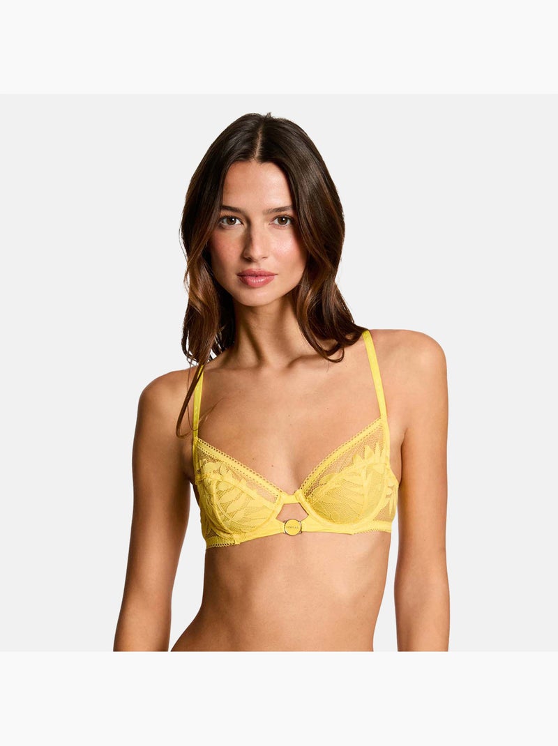 Soutien-gorge armatures LINA - Morgan Lingerie Jaune - Kiabi