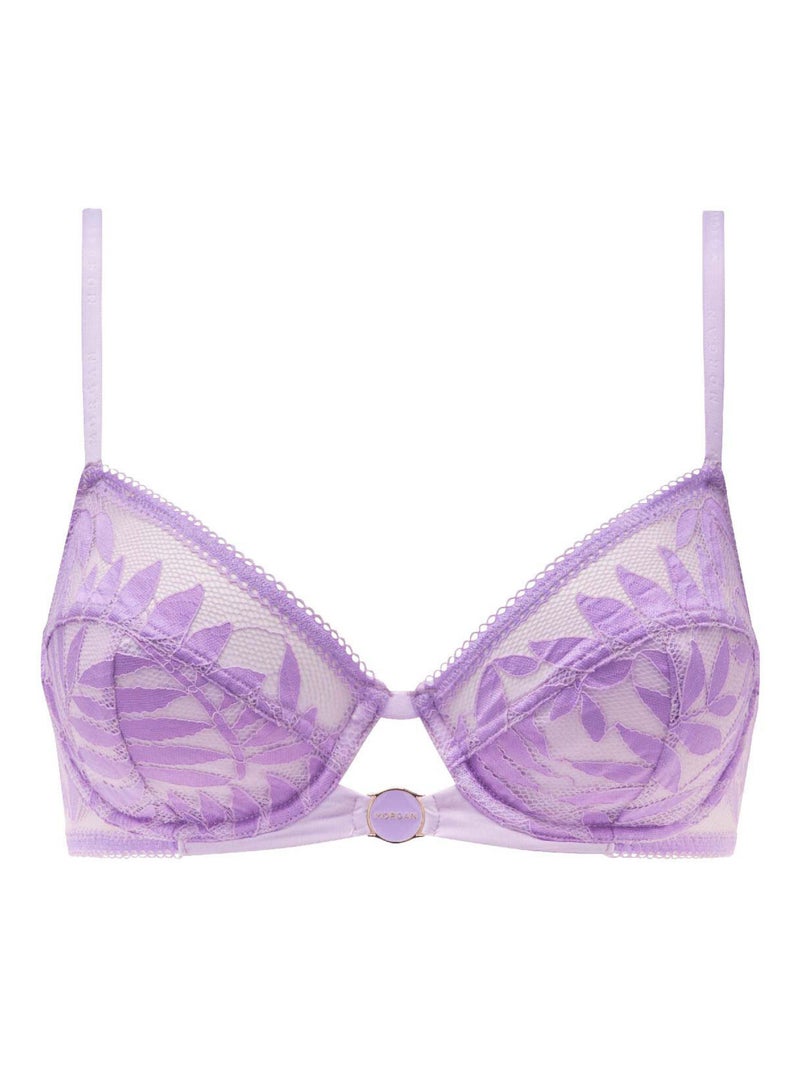 Soutien-gorge armatures LINA - Morgan Lingerie Violet - Kiabi