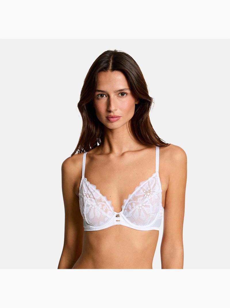 Soutien-gorge armatures MELISSA - Morgan Lingerie Blanc - Kiabi