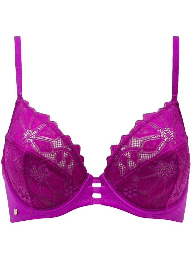 Soutien-gorge armatures MELISSA - Morgan Lingerie Violet - Kiabi