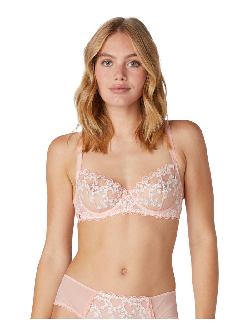 Soutien-gorge armatures MERENGUE - Brigitte Bardot Lingerie Orange - Kiabi